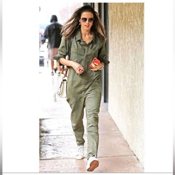 NWT $239 One teaspoon utility jumpsuit XXS super khaki - Picture 1 of 6